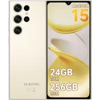 Oukitel C61 Pro Téléphone Portable Pas Cher Android 15, 24 Go RAM + 256 Go, Écran HD+ INCELL 6,88 Pouces Smartphone Pas Cher 90 Hz, 5150 mAh, 13MP, NFC, Or
