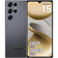 Oukitel C61 Pro Téléphone Portable Pas Cher Android 15, 24 Go RAM + 256 Go, Écran HD+ INCELL 6,88 Pouces Smartphone Pas Cher 90 Hz, 5150 mAh, 13MP, NFC, Noir