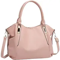 MISS LULU Sac à main pour femmes, grand sac cabas, sac fourre-tout, sac à bandoulière, en cuir synthétique souple