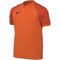 Nike Maillot de football Dri-FIT Trophy Vi, manches courtes, pour enfants plus grands, couleur orange sécurité/gris