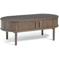 Selsey Meta - Table basse, bois de chêne foncé, 120 cm