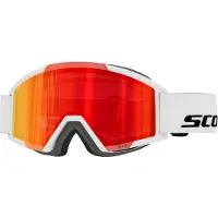 SCOTT Shield Pro Junior Ski Goggles Blanc Red Chrome/CAT3 Enfants