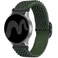 IMoshion Bracelet en nylon élastique - Connexion universelle 18 mm - Vert foncé
