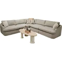 AEA Grau Modulares Ecksofa in L-Form – Stilvoll und Bequem für Ihr Wohnzimmer