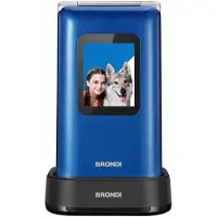 Brondi Téléphone portable simple 10279001 Bleu