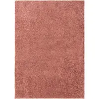 Interiyou Tapis à poils longs lavable Sofia Rose 120 x 170 cm