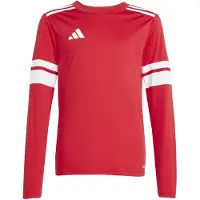 Adidas Squadra 25 Long Sleeve T-shirt Rouge 5-6 Years Enfants