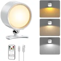 Smiling shark Lampe murale sans fil "", éclairage intérieur, lampe murale USB rechargeable avec variateur d'intensité