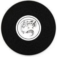 Froster Dessous de plat pour disque vinyle 4 pièces