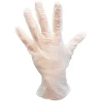 BJZ A-2807 Gant ESD antistatique, sans latex, non poudré Taille de robe : S PVC (S)