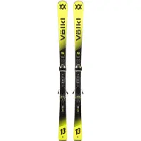 Völkl - Packs (skis + fix) - Pack de skis de piste - Racetiger SC Yellow + vMotion 12 2027 en Bois - Taille 165 cm - Jaune