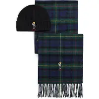 Ralph Lauren pour homme. 449P20310001 Ensemble Ours de Noël vert, bleu (OSFA), Multicolore, Laine, Classique