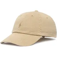 Ralph Lauren pour homme. 710980231503 Casquette en sergé teint sur pièce beige (OSFA), Casuel, Coton