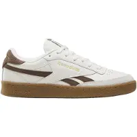 Reebok - Sneakers rétro - Club C Revenge Vintage Chalk/Formal Brown/Gum en Cuir - Taille 44,5 - Blanc