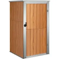 OEM Abris de jardin, en acier galvanisé durable, conception étanche, couleur kaki