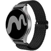 IMoshion Courroie tissée en nylon - Connecteur universel 22 mm - Noir