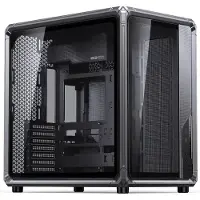Jonsbo Boîtier PC X400 Gray, format midi, ATX, connexion arrière, verre trempé, gris