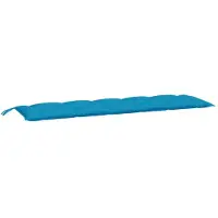 vidaXL Housse de banc de jardin bleu clair 180x50x7 cm tissu Oxford