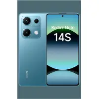 Xiaomi Redmi Note 14S (256 Go, Ocean Blue, 6.67", Double SIM, 4G), Téléphone portable, Bleu