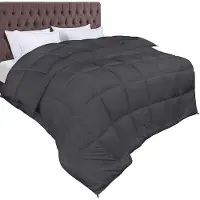 Merkloos Couverture 180x200 cm - Microfibre 370 GSM - Alternative duveteuse - Étiquettes discrètes - Légère - Pour un sommeil confortable - Couverture