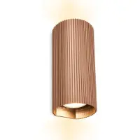Briloner Lampe murale up/downlight 8,5 x 20 x 8 cm douille GU10 max. 9 W texture striée café - Applique murale pour salon chambre couloir