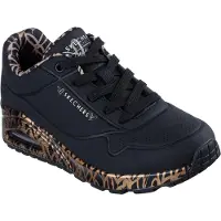 SKECHERS Baskets basses 'Uno-Loving Love' brocart / noir