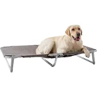 Ferplast Lit pliable pour chiens Dream 115, fabriqué avec une structure en aluminium massif et doté de... (la phrase est incomplète, veuillez fournir la fin pour une traduction complète)