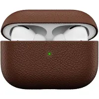 KEYBUDZ Étui en cuir pour AirPods Pro Artisan Series, brun naturel