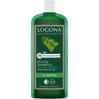 Logona Shampoing pour les cheveux à base d'ortie, 500 ml, pack de 6