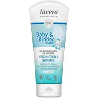 Lavera Lait lavant et shampooing pour bébé et enfants, 200 ml, pack de 3