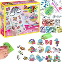 MAKSIK IMPORT Kit créatif de broderie en diamant, mosaïque 5D, peinture en diamant, perles