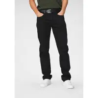 Levi's Jean '502 Taper' noir denim