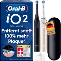 Oral-B iO 2 Noir et Rose Lot de 2