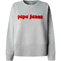 Pepe Jeans Sweat-shirt gris chiné / rouge