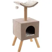 Flamingo Meuble pour chats Scandi Beige 43,5 x 40 x 54,5 cm 560554