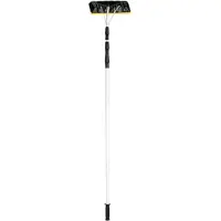 Costway Pelle à neige pour toit, plage de réglage 201-630 cm, chasse-neige pour toit en aluminium, pelle à neige chasse-neige avec poignée antidérapante