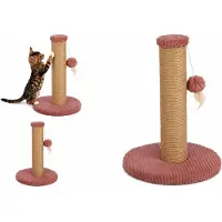Flamingo Arbre à gratter Riba, couleur blanche, dimensions : 33,5 x 33,5 x 45 cm
