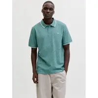 Jack & Jones T-Shirt 'JJEAustin' bleu cyan / blanc