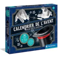 Clementoni Calendrier de l'Avent Magicien, Theme Magie & Illusions, 24 tours différents, Inclus manuel illustré, 52855, Des 7 Ans