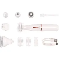 Lafe Tondeuse multifonctionnelle UltraTrim 6 en 1 pour femmes avec têtes interchangeables