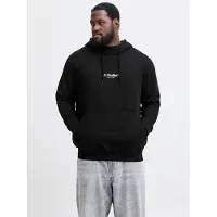 Jack & Jones Soho Plus Size Hoodie Noir 4XL Homme