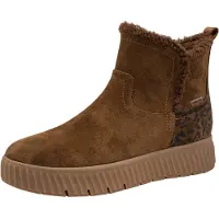 Tamaris : Bottines pour femmes, doublées, couleur marron, style décontracté