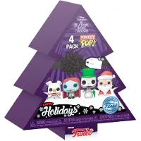 Funko POP! Pop! - Zestaw 4 figur Disney "Miasteczko Halloween" - Pocket POP! Edycja Świąteczna