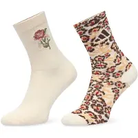 Adidas Chaussettes de sport 'Farm' champagne / sable / marron / rouge