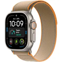 Apple Watch Ultra 4 GPS + Cellular 49 mm Boîtier en titane Natural avec Trail Loop Sand - S/M