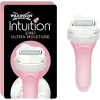 Wilkinson Sword Intuition 2-en-1 Ultra Hydratation, rasoir pour femmes, épilation