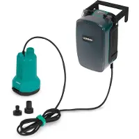Vonroc Cordless Submersible Pump 20V - 90W – 4.500 l/h, 0,8 bar – Flat Suction – clean water | Excl. battery and charger