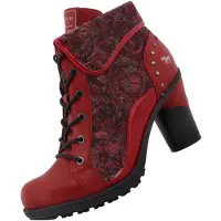 Mustang Damen Stiefelette 15M0162011 Rot