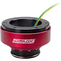 Simagic Quick Release 70mm (PC), Manette : accessoires, Rouge, Noir