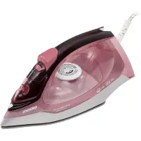 Mesko Home MS 5028 fer à repasser à sec et à vapeur Semelle en céramique 2600 W Gris, rose, blanc